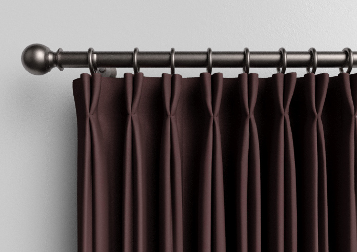Faux Suede, Charcoal - Made to Measure Curtains - Image 10